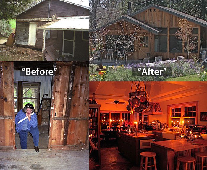 Jane's Before and After House Photos